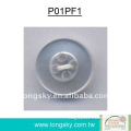 (#P01PF1) four hole white plain pearl resinic man shirt buttons